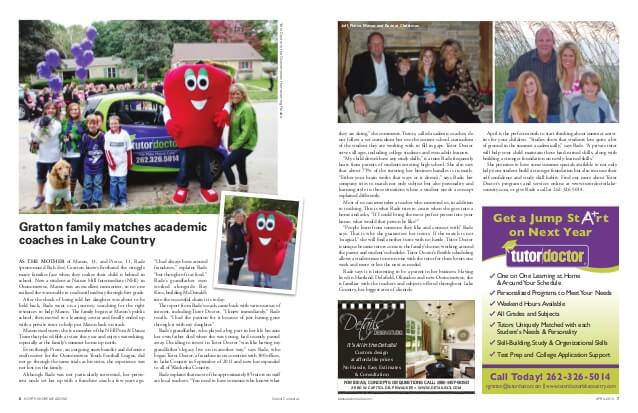 "Gratton Family matches academic coaches in Lake Country" - article